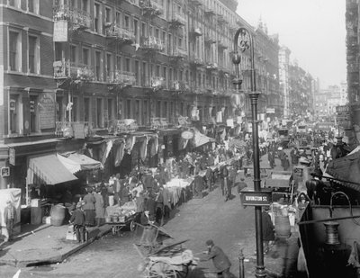 Das Ghetto, New York, N.Y., ca. 1900-15 von Detroit Publishing Co.